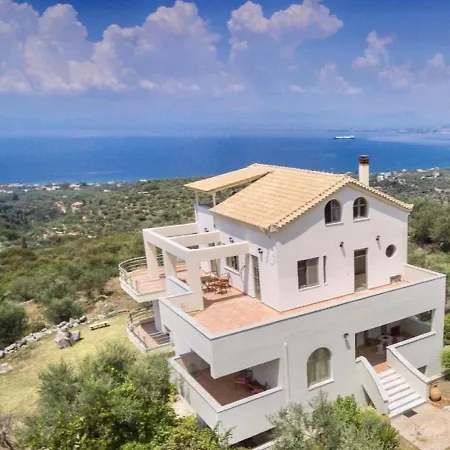 Ventana Hills, Sea View & Exclusive Pool Villa Megali Mantineia